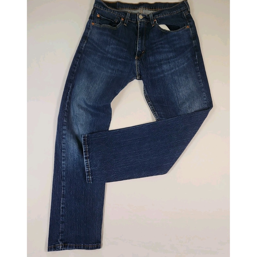 Levi's 505 Men's Demin Jeans 33x29 Straight Leg Blue